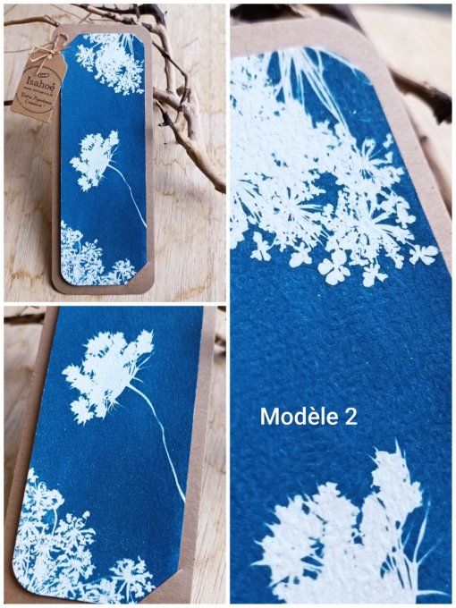 Marque-page Cyanotype - Fait Main 