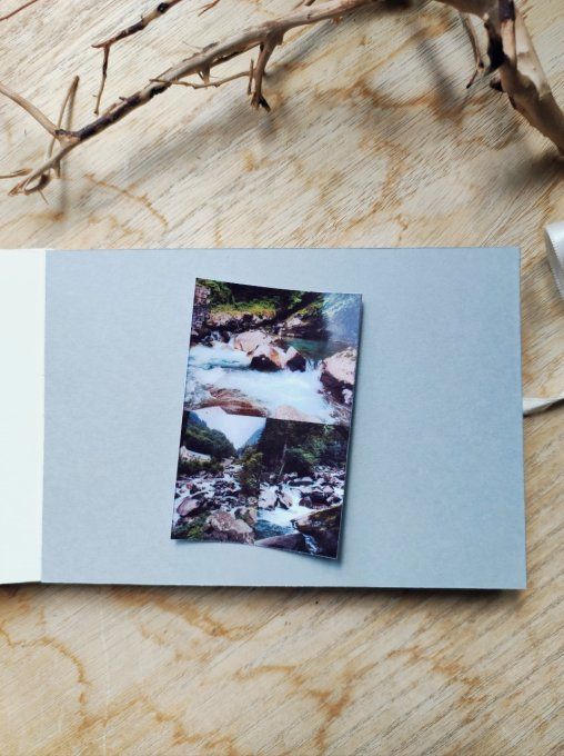 Album Photos Accordéon "La Forêt"- Fait Main en papier  