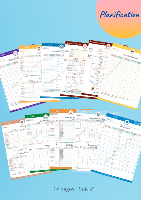 Mémo Familial - Planification - 31 pages